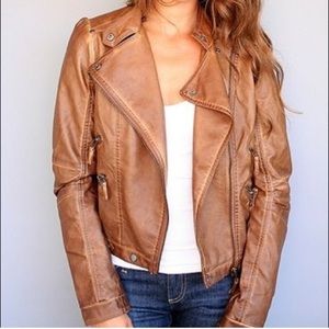 Blu Pepper cognac brown jacket